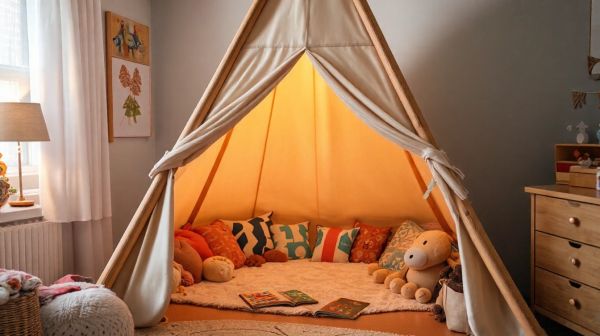 Astuce déco : choisir un tipi pour créer l’univers d’un enfant