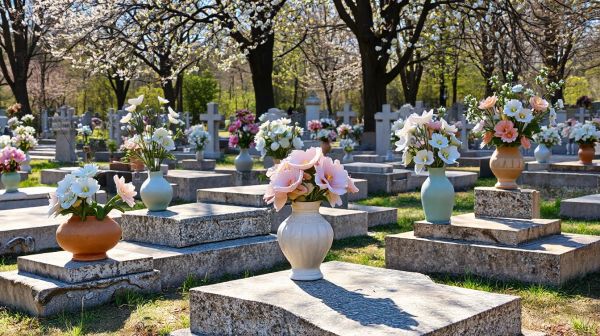 Top 5 fleurs en céramique pour embellir les cimetières