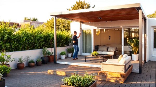 Top matériaux et conseils pour une terrasse mobile sur mesure